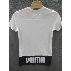 NWT PUMA Crew Neck Pique Tee Shirt White/Whisper White TL25280 Men's Large